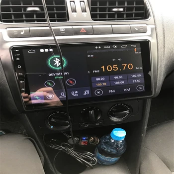 За Фолксваген Поло 2015 2016 Android 11 Авто Радио Авто GPS Навигация Мултимедиен Плейър Аудио Стерео DSP Carplay Wifi