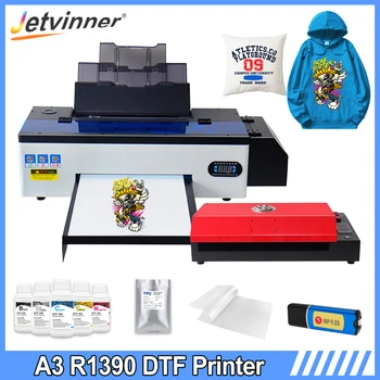 Принтер A3 DTF За EPSON R1390 Печатна Машина за тениски Директно се Пренася в един филм принтер За цялата печат върху текстил Принтер A3 DTF